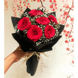High quality roses bunch with B.B