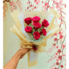 Red Roses Flower Bunch