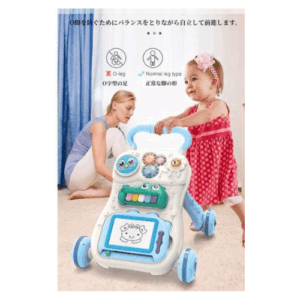 3 in 1 Baby Walker with Activity Panel and Drawing Board