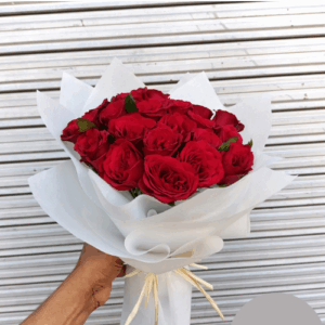 Bunch of Fresh Red Roses