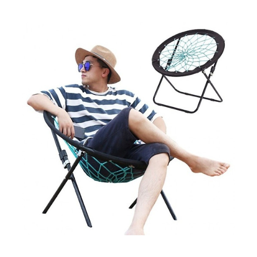 Camp Field Bungee Folding Dish Chair - Quickee Camp Field Bungee Folding Dish Chair