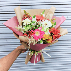 Colorful Lily Flower bunch