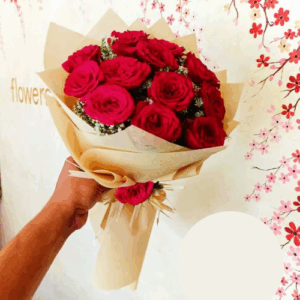 Fresh Rose Bunch Red
