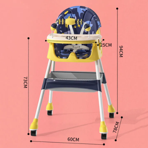 4 in 1 Dining High Chair for Baby - Quickee Newborn Feeding Chair
