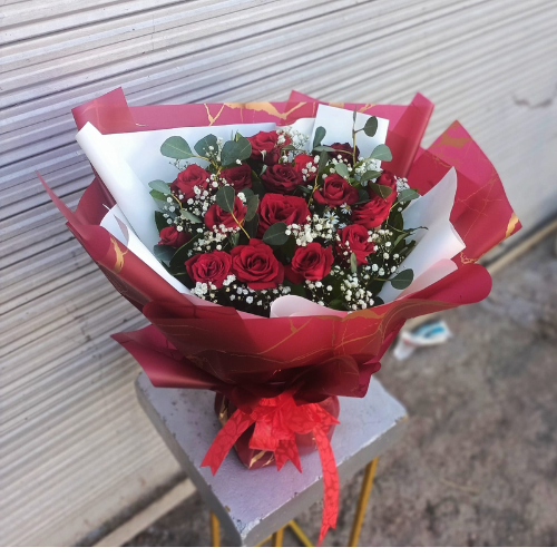 Red Roses Bunch - Quickee Roses Bunch