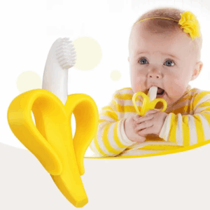 Baby Banana Silicone Toothbrush & Teether