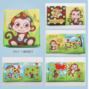 Soft Baby Cloth Book – Dazzle Dots