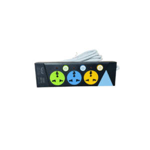 Power Extension Wire Cord With 3 Ac Sockets
