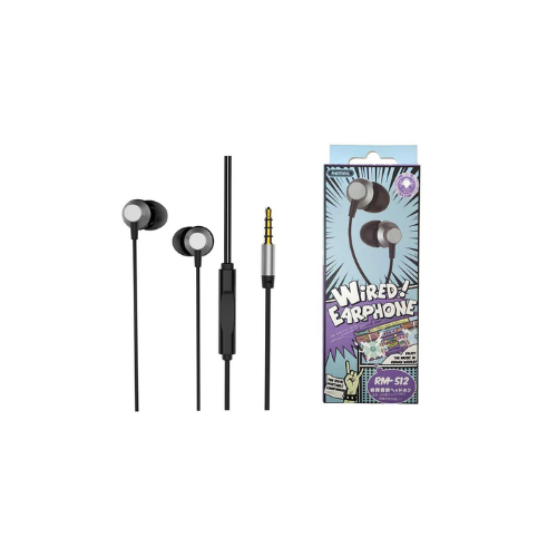 REMAX RM-512 Dynamic In Ear Wired Earphone - Quickee REMAX RM-512 Dynamic In Ear Wired Earphone