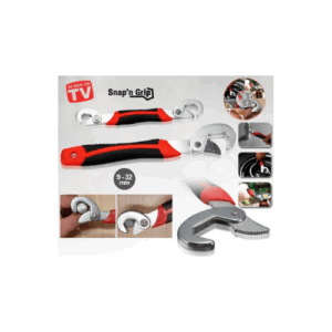 Snap N Grip Steel Adjustable Wrench – Set of 2