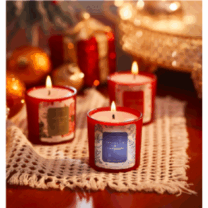 Red Matte Shot Glass Candle
