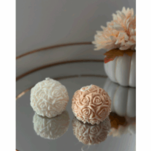 Round Rose Candle
