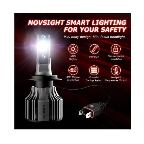 NOVSIGHT N39 HIR2 9012 LED Car Headlight - Quickee NOVSIGHT N39 HIR2 9012 LED Car Headlight