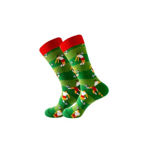01 Pairs Novelty Cartoon Combed Men's Socks OP 5 - Quickee 01 Pairs Novelty Cartoon Combed Men's Socks