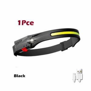 COB LED Induction Head Lamp Camping