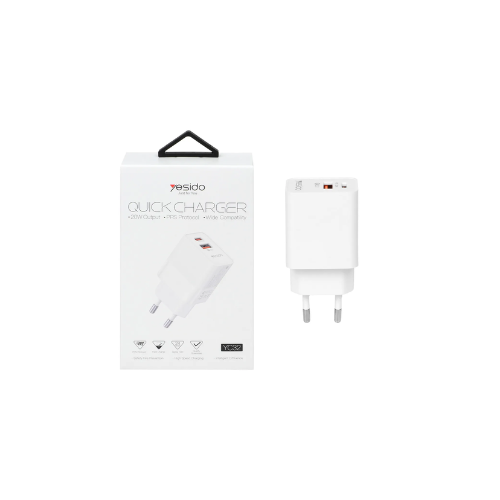 YESIDO YC32 20w Dual Ports Charging Dock - Quickee YESIDO YC32 PD20W + QC3.0 Dual Ports Charging Dock