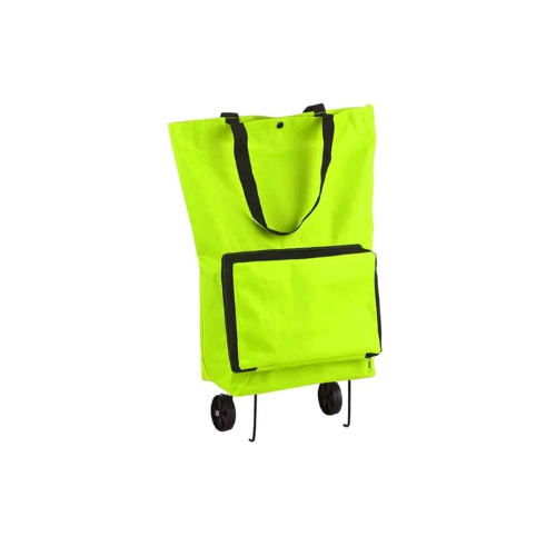 Foldable Shopping Trolley Bag with Wheels - Quickee Foldable Shopping Trolley Bag with Wheels
