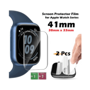 2-Pack Protective Screen Film for Apple iWatch with Wipe