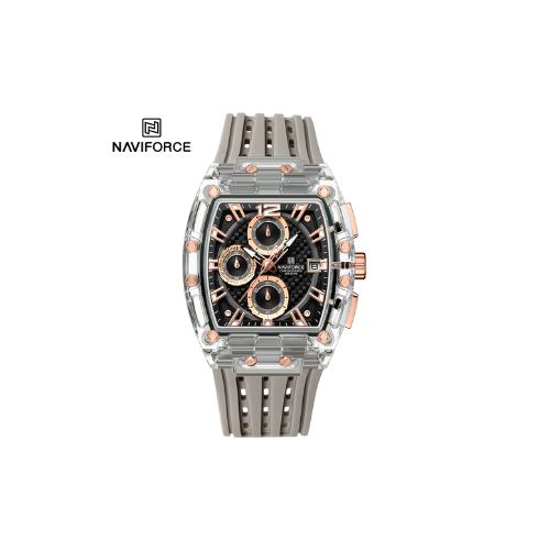Naviforce Classic Watch - 7105 SRGGY - Quickee Naviforce Classic Watch - 7105 SRGGY