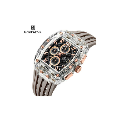 Naviforce Classic Watch - 7105 SRGGY - Quickee Naviforce Classic Watch - 7105 SRGGY
