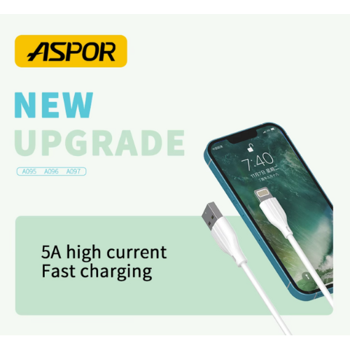 Aspor Data Cable 1m - Quickee Aspor Data Cable 1m - Image 3
