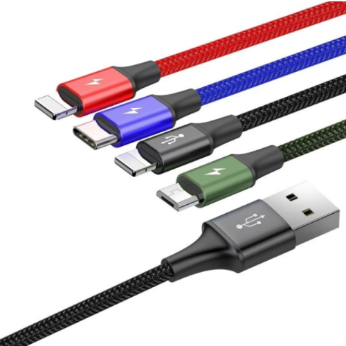 Baseus Rapid Series 4 In 1 Cable 1.2m - Quickee Baseus Rapid Series 4 In 1 Cable 1.2m - Image 3