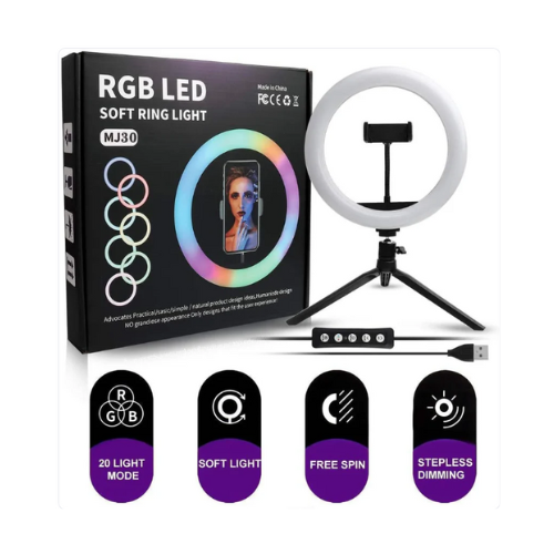 Ring Light MJ30 RGB LED - Quickee Ring Light MJ30 RGB LED