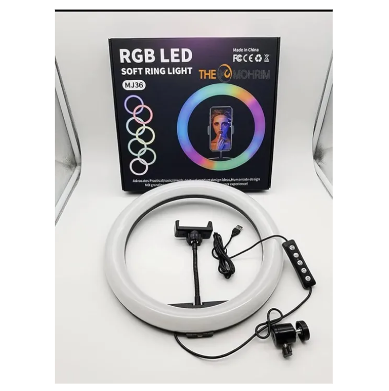 Ring Light MJ36 RGB LED - Quickee Ring Light MJ36 RGB LED - Image 3
