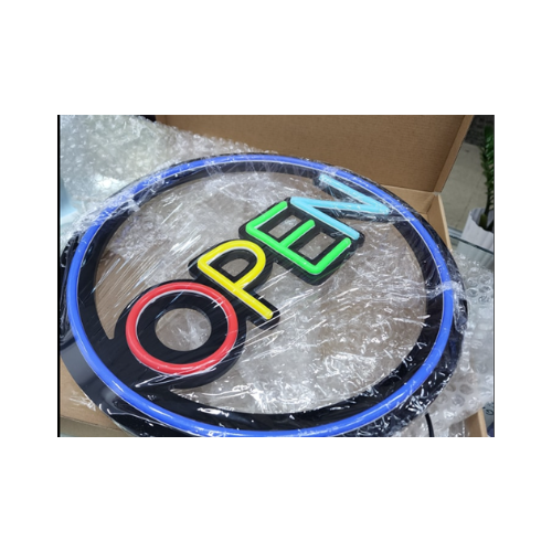 Premium Multi-Color LED Open Sign - Quickee Premium Multi-Color LED Open Sign