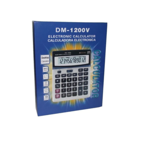 DM-1200V Large Display Desktop Calculator - Quickee DM-1200V Large Display Desktop Calculator