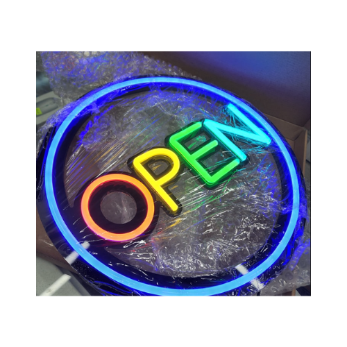 Premium Multi-Color LED Open Sign - Quickee Premium Multi-Color LED Open Sign