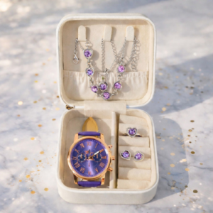 Amethyst Grace Jewelry Box - Sweet buds