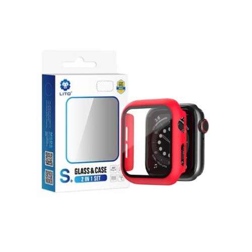 LITO S+ 2 in 1 Glass and Case for Smartwatch - Quickee LITO S+ 2-in-1 Glass and Case for Smartwatch (40mm, 41mm, 44mm, 45mm, 49mm)