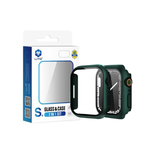 LITO S+ 2 in 1 Glass and Case for Smartwatch - Quickee LITO S+ 2-in-1 Glass and Case for Smartwatch (40mm, 41mm, 44mm, 45mm, 49mm)