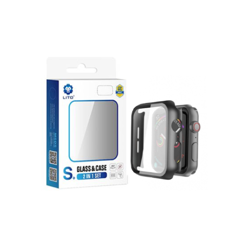 LITO S+ 2 in 1 Glass and Case for Smartwatch - Quickee LITO S+ 2-in-1 Glass and Case for Smartwatch (40mm, 41mm, 44mm, 45mm, 49mm)