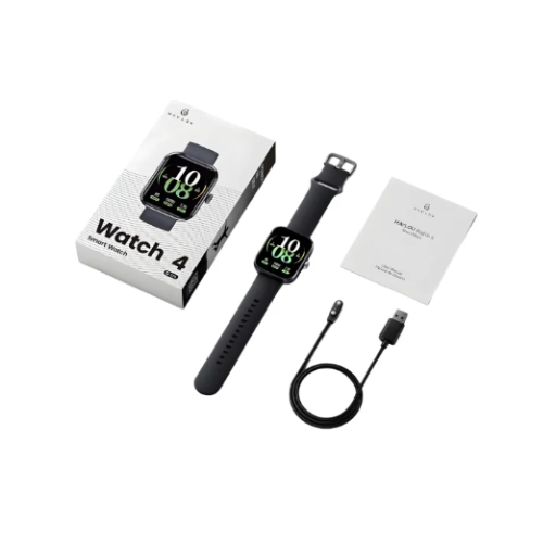 Haylou HF011 Watch 4 Smartwatch – Black - Quickee Haylou HF011 Watch 4 Smartwatch – Black