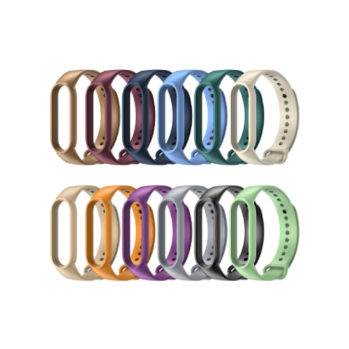 Plain Silicone Strap for Mi Band 5/6/7 - Quickee Plain Silicone Strap for Mi Band 5/6/7
