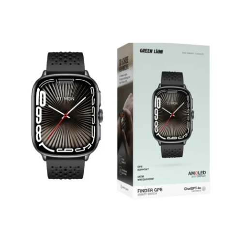 Greenlion GL-SWA45 Finder GPS Amoled Smartwatch - Quickee Greenlion GL-SWA45 Finder GPS Amoled Smartwatch – GNDRGPSWBK