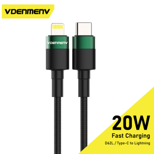 Vdenmenv D62L 20W Fast Charging Data Cable - Quickee Vdenmenv D62L 20W Fast Charging Data Cable