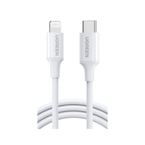 UGREEN Type-C to Lightning PD Fast Charging Cable 1m White