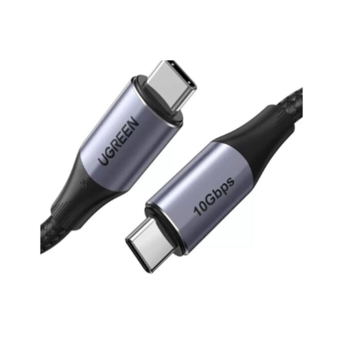 UGREEN USB 3.2 Gen Type-C Cable 1m Black - Quickee UGREEN USB 3.2 Gen Type-C to Type-C Cable 1m Black