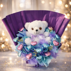 Heartfelt Teddy Sweet Bugs Bouquet