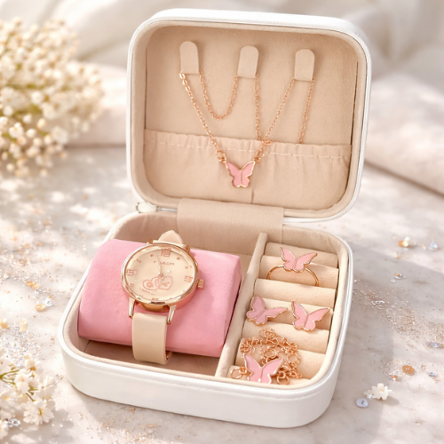 Blush Butterfly Jewellery Box - Sweet buds - Quickee Blush Butterfly Jewellery Box - Sweet buds