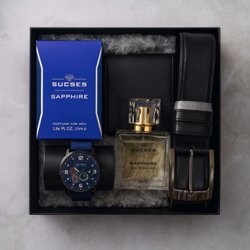 Sapphire Elegance Gift Set for Men - Quickee Sapphire Elegance Gift Set for Men