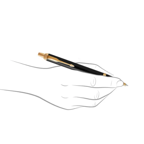 Parker IM Black Gold Trim Ball Pen - Quickee Parker IM Black Gold Trim Ball Pen