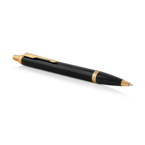 Parker IM Black Gold Trim Ball Pen - Quickee Parker IM Black Gold Trim Ball Pen