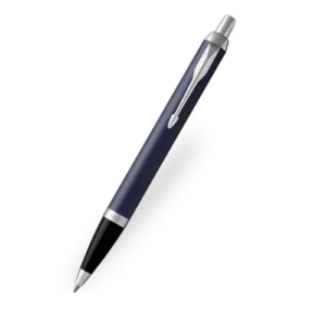 Parker IM Blue Chrome Trim Ball Pen