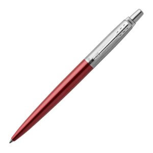 Parker Jotter Kensington Red Chrome Trim Ball Pen