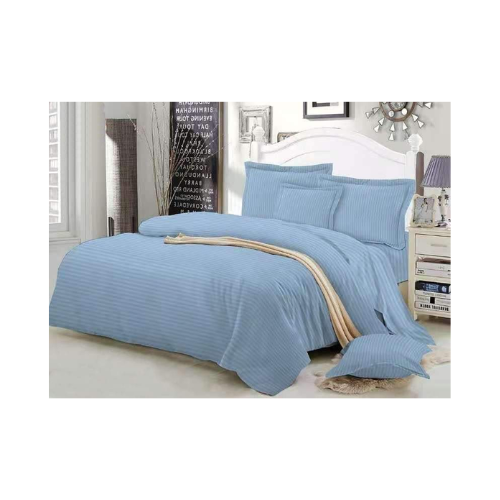 Egyptian Strips Bedsheet with 2 Pillow Covers (Super King Size) - Quickee Egyptian Strips Bedsheet With 2 Pillow Covers (Super King Size)