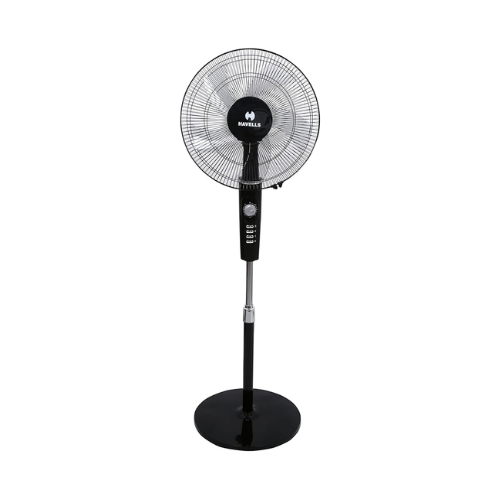 Havells Rigo Pedestal Stand Fan Black 400mm - Quickee Havells Rigo Pedestal Stand Fan Black 400mm